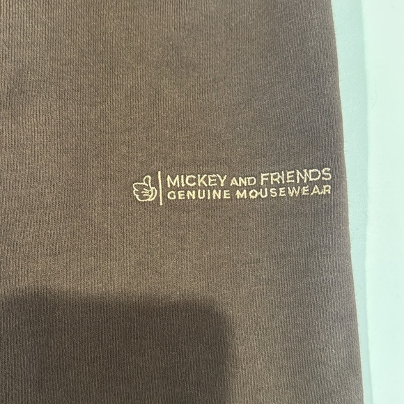 Disney Brown Crewneck Sweater with Mickey Mouse - Picture 7 of 9